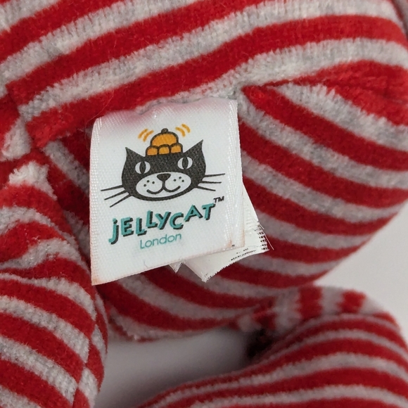 Jellycat Striped Bashful Bunny Eloise Special Edition Plush Stuffed Animal - Picture 8 of 9